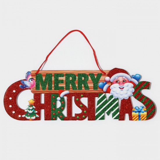 Украшение новогоднее настенное «Mery Christmas»