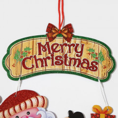 Украшение новогоднее настенное «Дед мороз на санках» - Фото 3