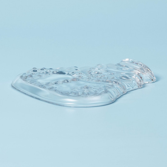 Блюдо «Новогоднее чудо. Снеговик»