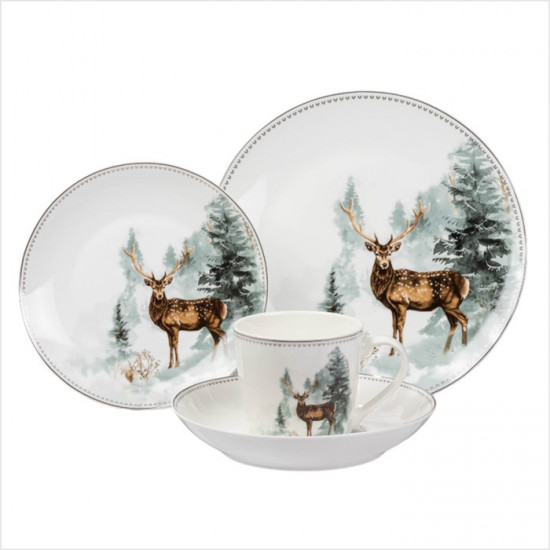 Тарелка «Зимний лес»