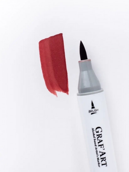 Маркер спиртовой «Graf'Art», R211 Красно-коричневый
