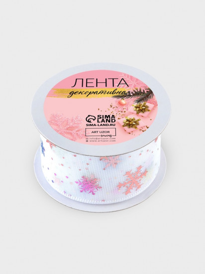 Лента капроновая «Снежинки»