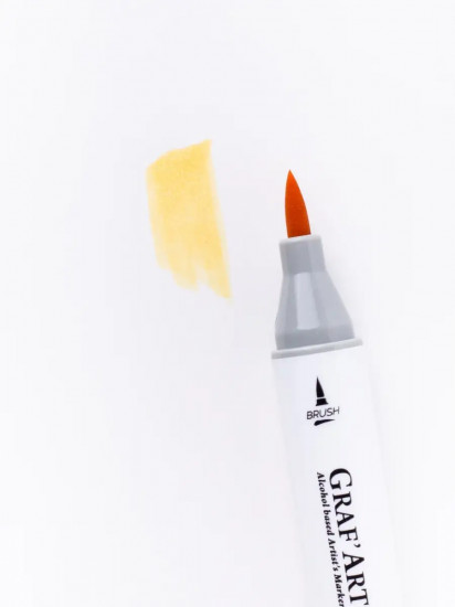 Маркер спиртовой «GrafArt», Y101 Лунный свет