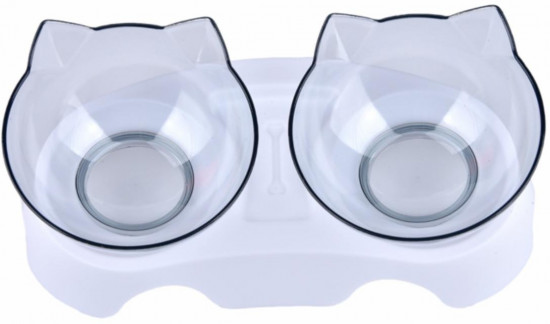 Набор мисок на подставке для кошек и собак