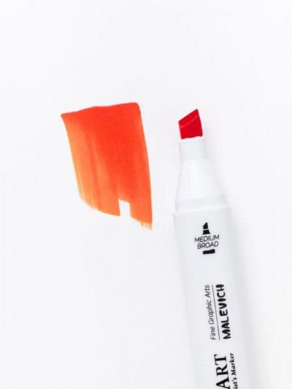 Маркер спиртовой «GrafArt», O103 Оранжево-красный