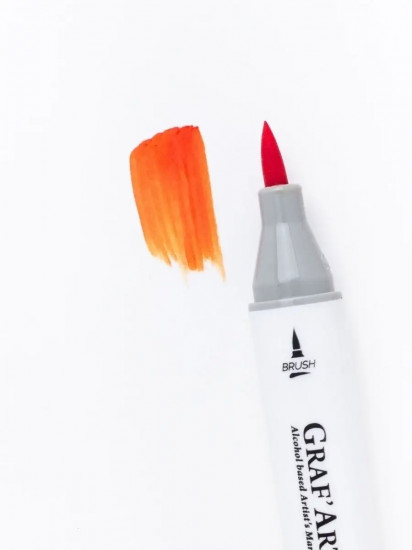 Маркер спиртовой «GrafArt», O102 Оранжевый