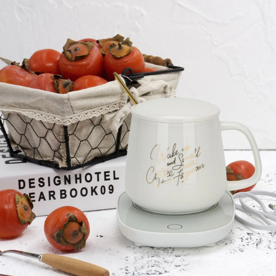 Кружка с ложкой и подогревом