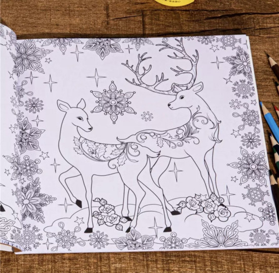 Раскраска антистресс «Эстетичная для взрослых и детей»