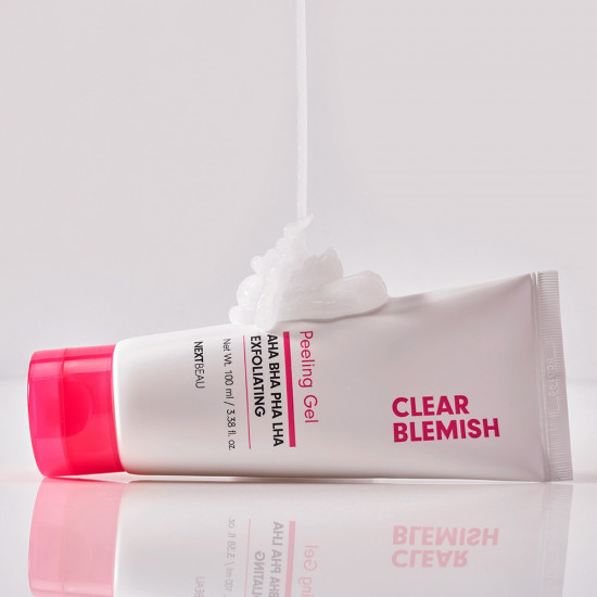 Пилинг-гель для проблемной кожи лица с кислотами «Clear Blemish Exfoliating Peeling Gel»