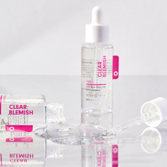 Сыворотка для проблемной кожи лица с кислотами «Clear Blemish Exfoliating Serum»