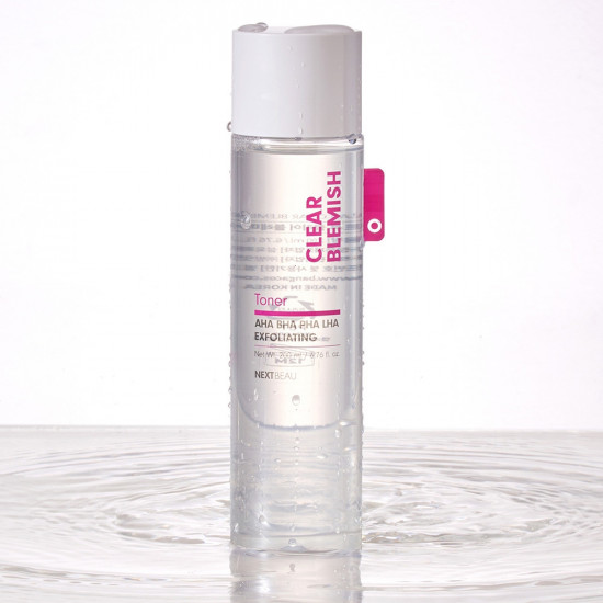 Тонер для проблемной кожи лица с кислотами отшелушивающий «Clear Blemish Exfoliating Toner»