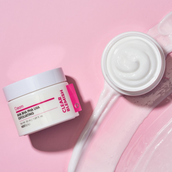 Крем для проблемной кожи лица с кислотами «Clear Blemish Exfoliating Cream»