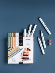 Набор спиртовых маркеров «Еда» - Фото 8