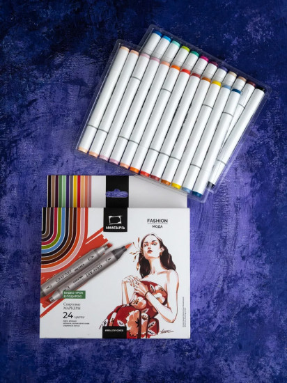 Набор маркеров спиртовых «Мода»
