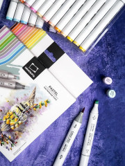 Набор спиртовых маркеров «Пастельные тона» - Фото 5