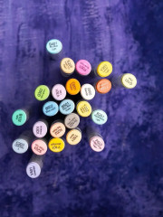 Набор спиртовых маркеров «Пастельные тона» - Фото 7