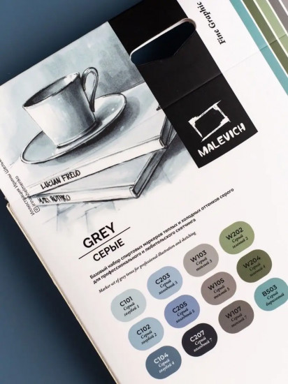 Набор спиртовых маркеров