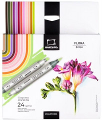 Набор спиртовых маркеров «Флора» - Фото 1