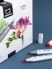 Набор спиртовых маркеров «Флора» - Фото 4