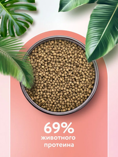 Корм сухой для стерилизованных кошек с лососем и черникой