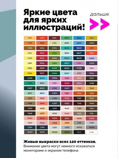 Набор маркеров спиртовых «Graf'Art»