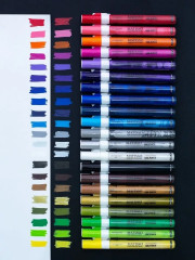 Маркер акриловый, белый - Фото 10