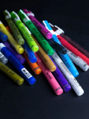 Маркер акриловый, белый - Фото 12