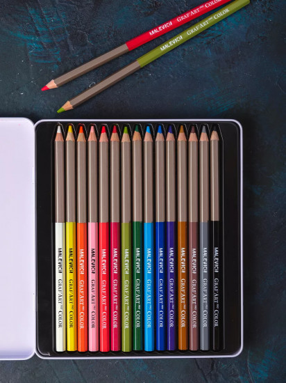 Набор карандашей цветных профессиональных «GrafArt Pro»