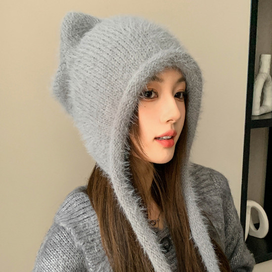 Шапка женская «Кошка»