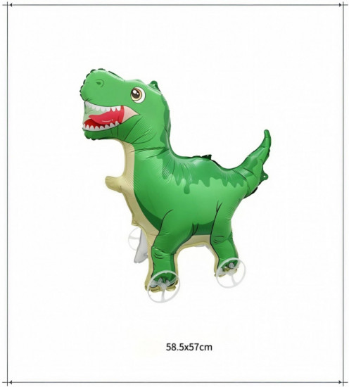 Воздушный шар на колёсиках «Динозавр»