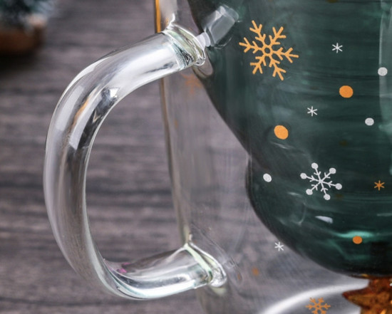 Кружка с двойным дном «Елка»