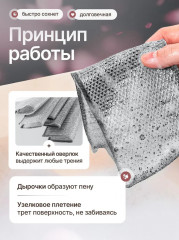 Набор губок металлических для мытья посуды - Фото 10