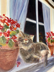 Картина маслом «Тихий час» - Фото 3