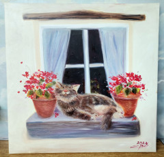 Картина маслом «Тихий час» - Фото 2