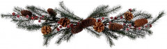 Декор настенный «Еловая ветвь с шишками» - Фото 2