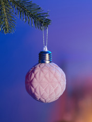 Шар ёлочный «Бархатный узор» - Фото 4