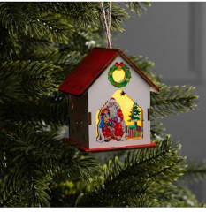Подвеска световая «Дом Деда Мороза» - Фото 3