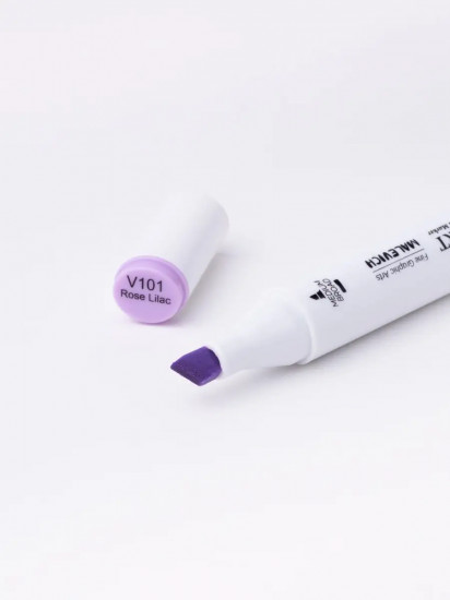 Маркер спиртовой «GrafArt», V101 Розово-лиловый