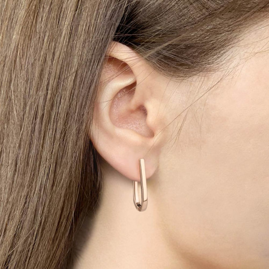 Серьги из золоченого серебра