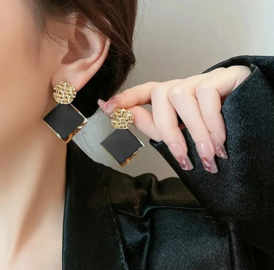 Серьги женские «Ромбики»