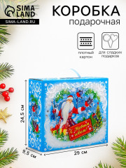 Коробка подарочная «Снегири» - Фото 1