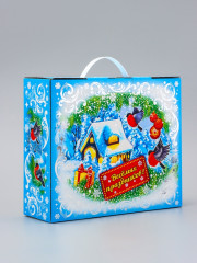 Коробка подарочная «Снегири» - Фото 3