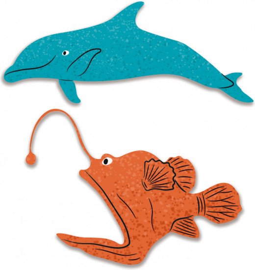 Пазл для детей «Водный мир. Горбатый кит»