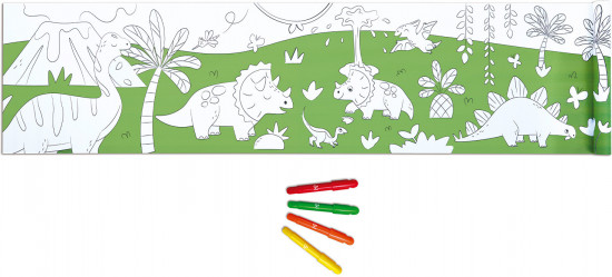 Большой игровой набор «Раскрась мир Юрского периода!»