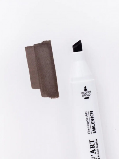 Маркер спиртовой «GrafArt», T408 Черно-коричневый