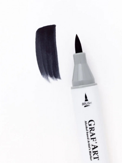 Маркер спиртовой «Graf'Art», 1200 черный