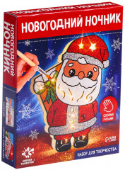 Набор для творчества «Новогодний ночник. Дед Мороз» - Фото 6