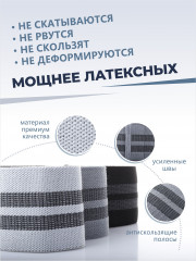 Набор тканевых фитнес-резинок - Фото 2