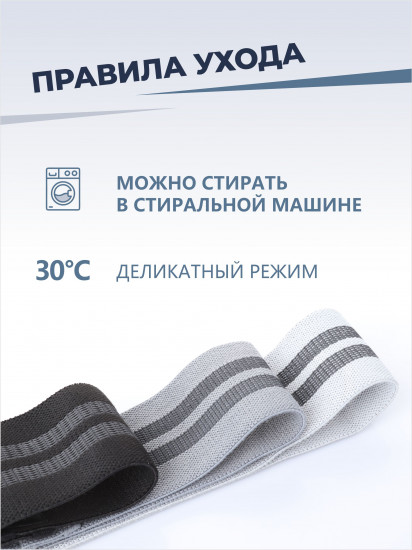 Набор тканевых фитнес-резинок