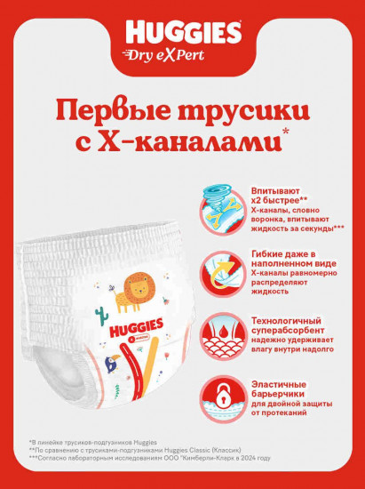 Подгузники-трусики детские